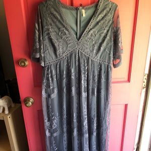 Pinkblush Maternity Lace Overlay Dress